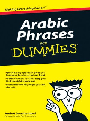 cover image of Arabic Phrases For Dummies&#174;